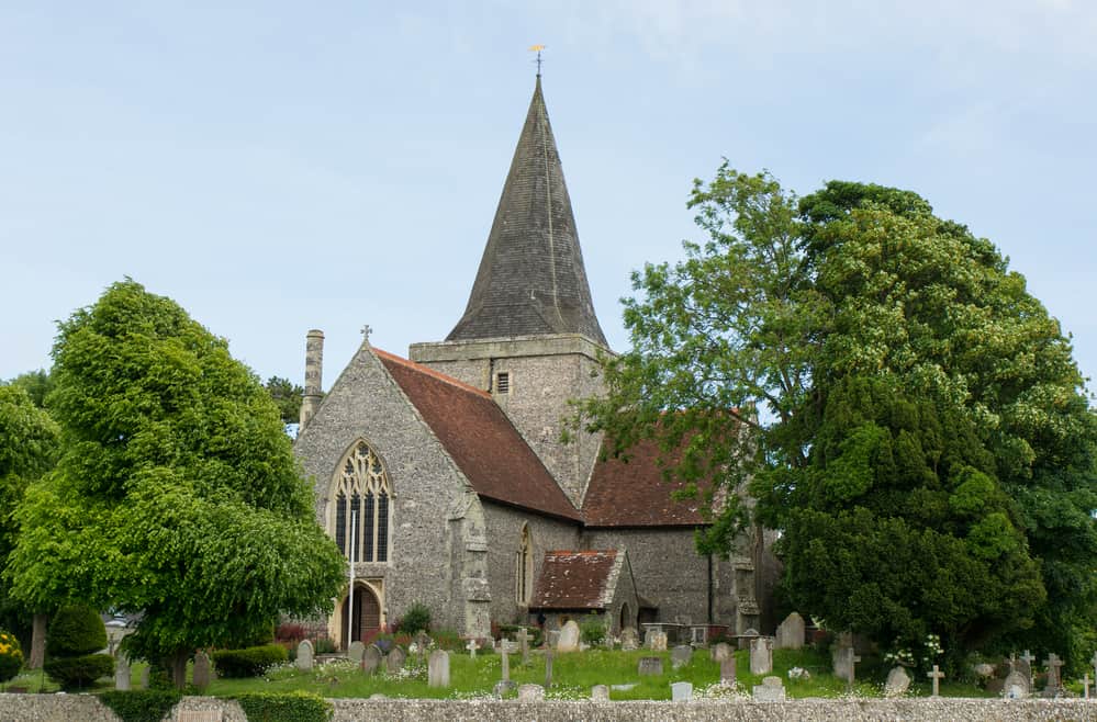 St. Andrew's Church, Alfriston, Sussex, England