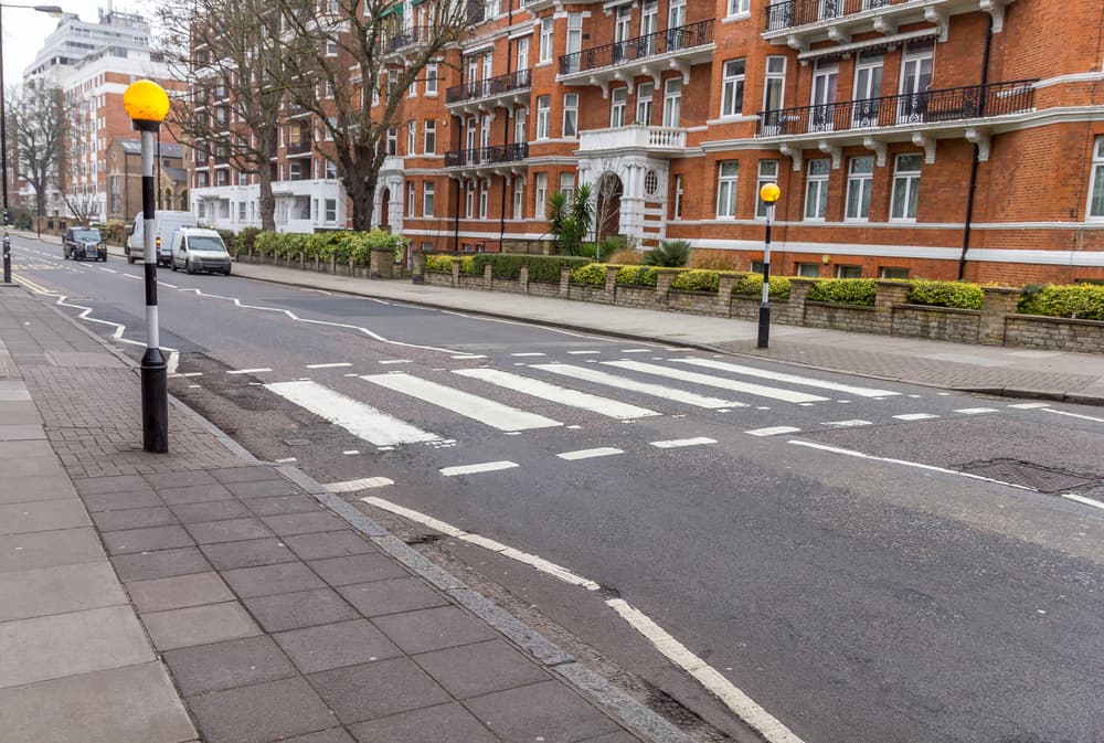 Abbey road crossroad, London, UK