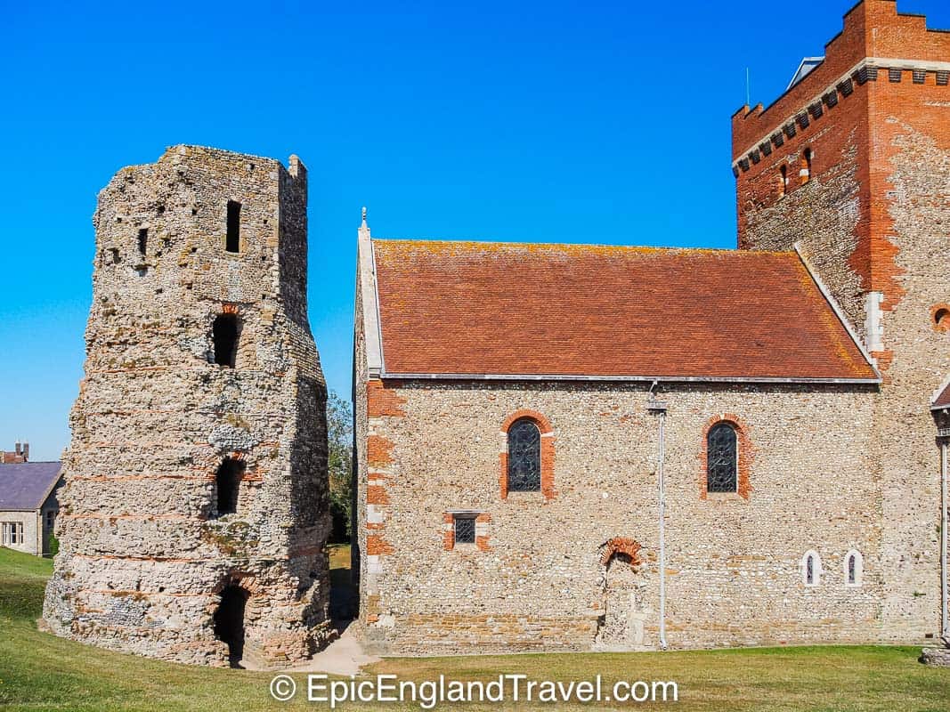 The Roman Lighthouse and Saxon Church