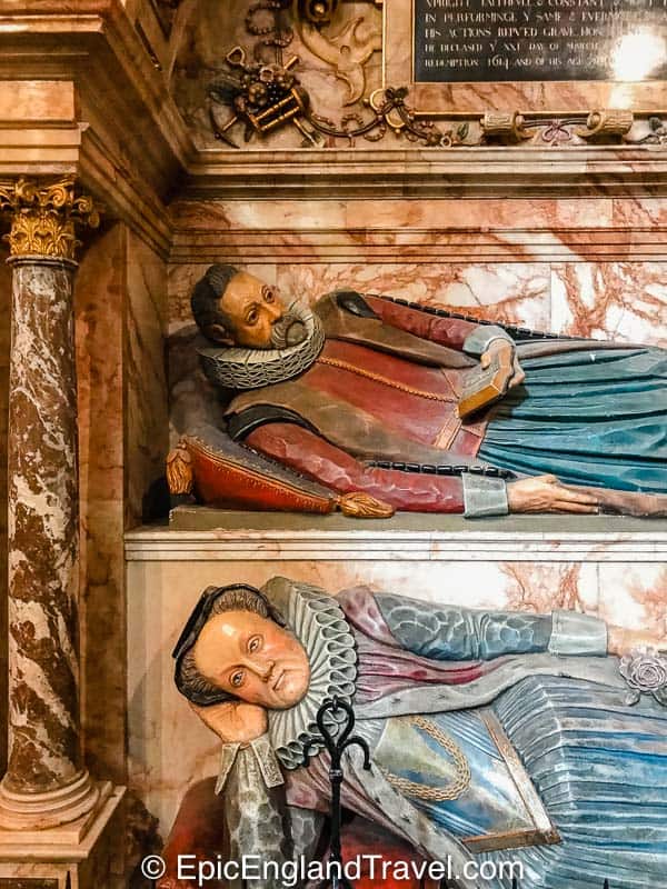 tombs in Truro Cathedral