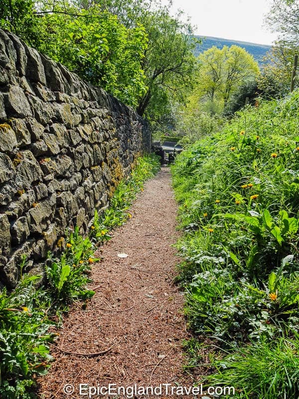 country lane in the Peak District