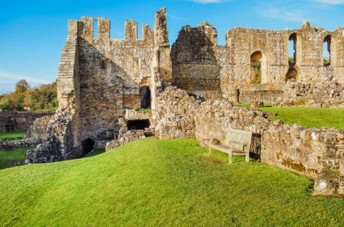 The ruins of Rievaulx Abbey