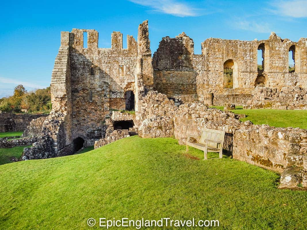 The ruins of Rievaulx Abbey