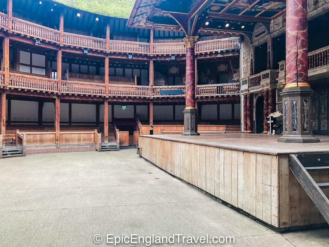 The rebuilt Globe Theatre in London 