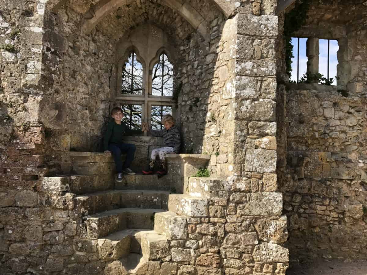 Carisbrooke Castle on the Isle of Wight